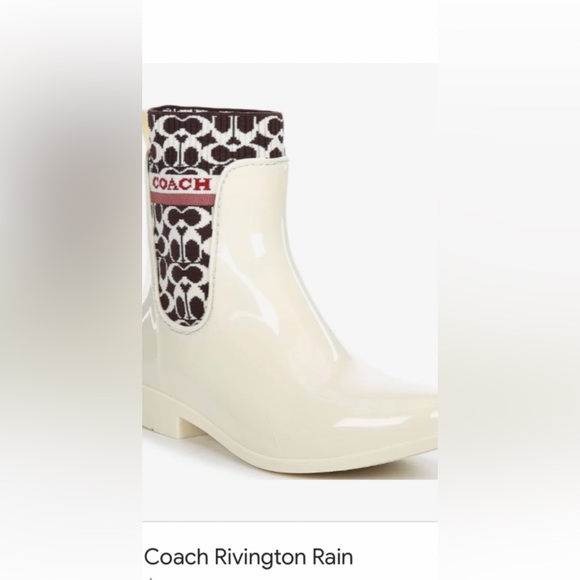 Coach Shoes Coach Rivington Rain Knit Bootie Boots Poshmark